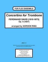 Concertino for Trombone Concert Band sheet music cover Thumbnail